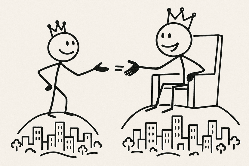 trading between empires