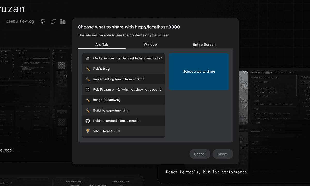 permission dialog