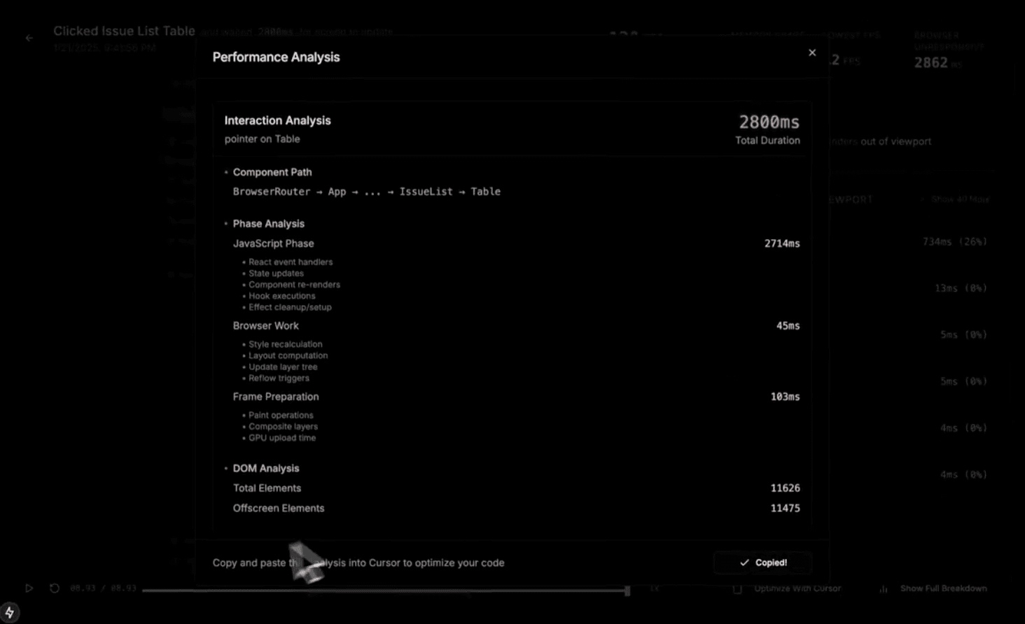 Session Replay screenshot 4