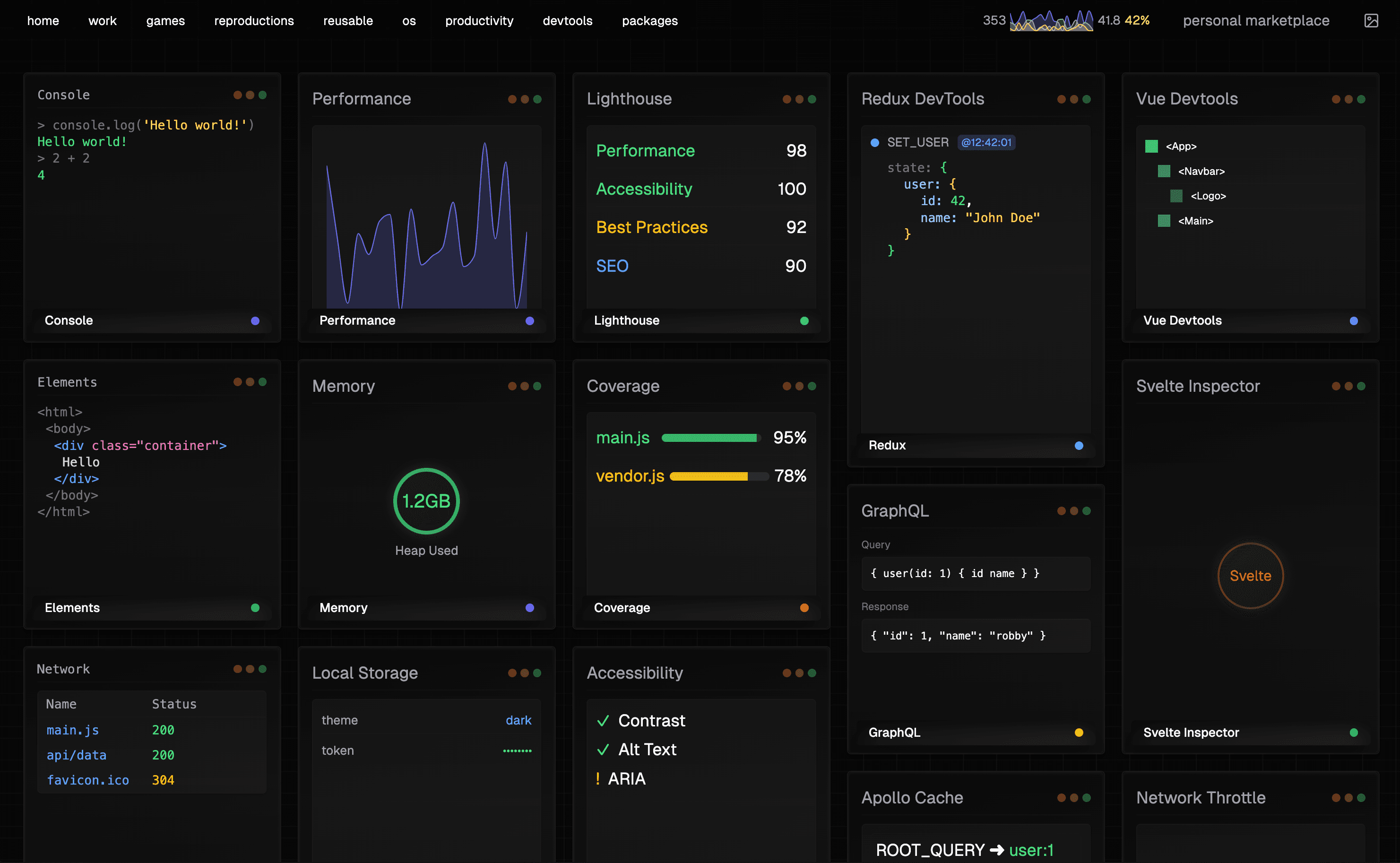 Zenbu screenshot 3
